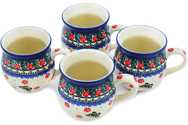 Set of Four 12 oz Bubble Mugs