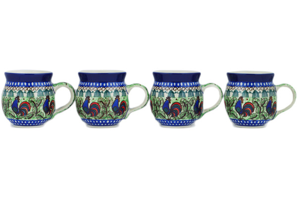 Set of Four 12 oz Bubble Mugs