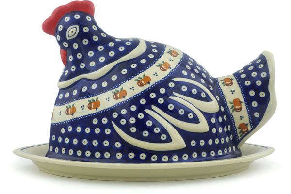 Dish with Hen Cover 14"