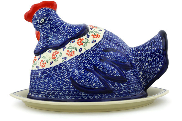 Dish with Hen Cover 14"