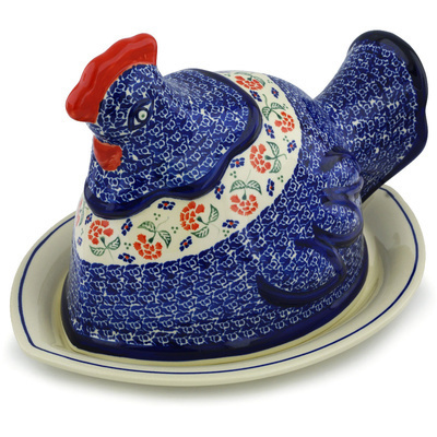 Dish with Hen Cover 14"