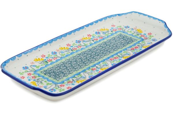 Platter with Handles 13"