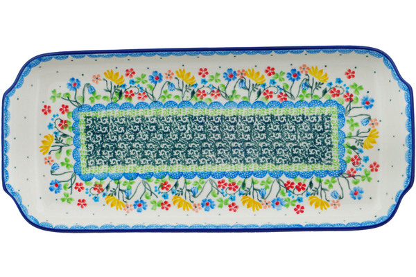 Platter with Handles 13"