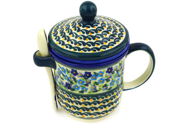 Brewing Mug with Spoon 12 oz