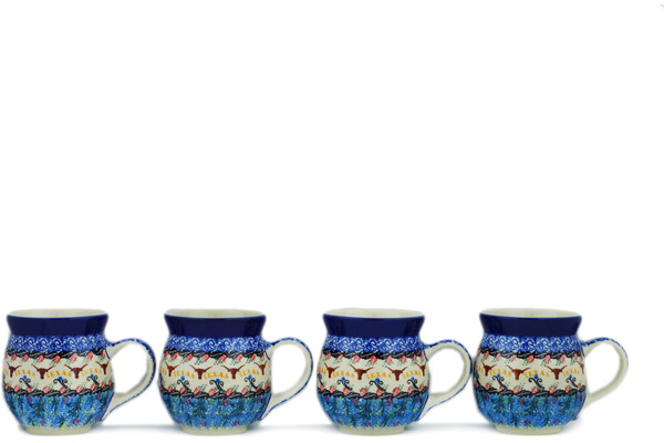 Set of 4 Bubble Mugs