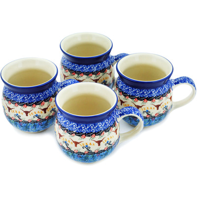 Set of 4 Bubble Mugs