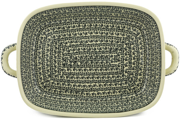 Rectangular Baker with Handles 19"