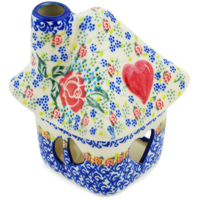 House Shaped Candle Holder 5"