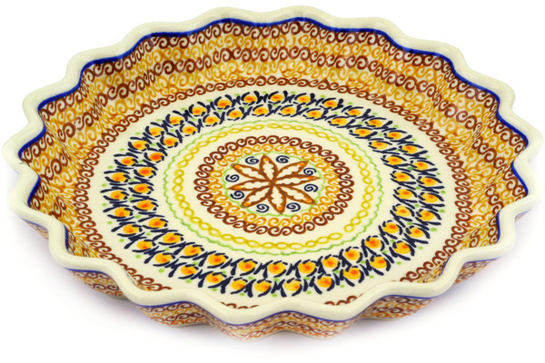 Fluted Pie Dish 10"