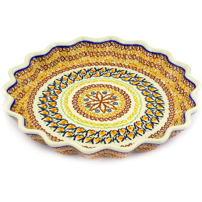 Fluted Pie Dish 10"