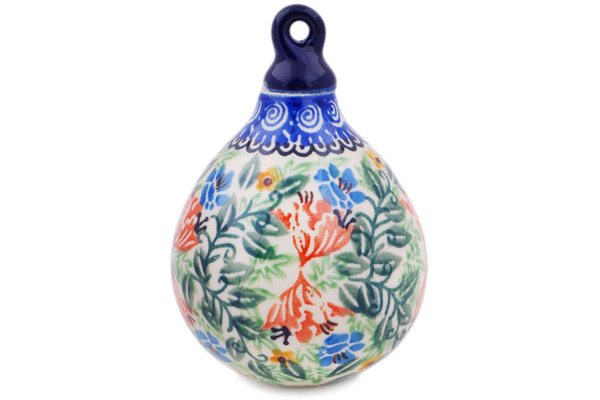 Christmas Ball Ornament 4"