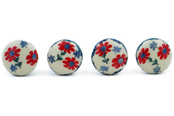 Set of 4 Drawer Pull Knobs 1-1/2 inch