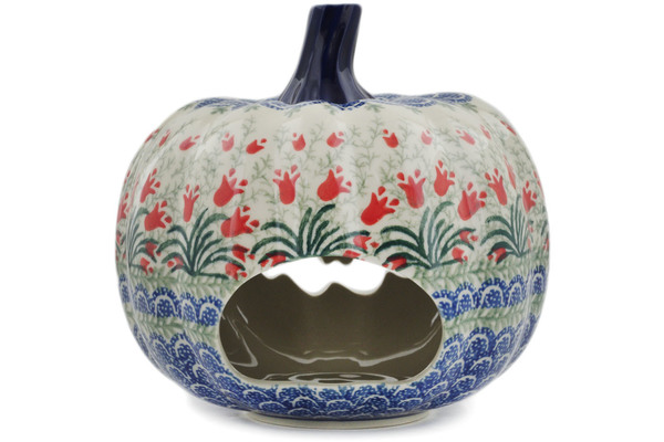 Jack O Lantern Candle Holder 7"