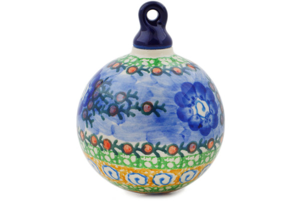 Christmas Ball Ornament 4"