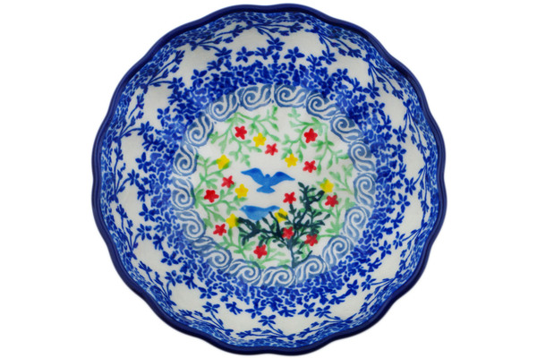 Scalloped Fluted Bowl 5"