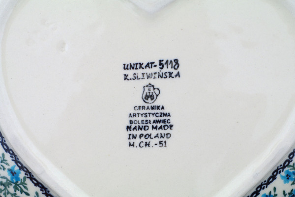 Heart Shaped Platter 9"