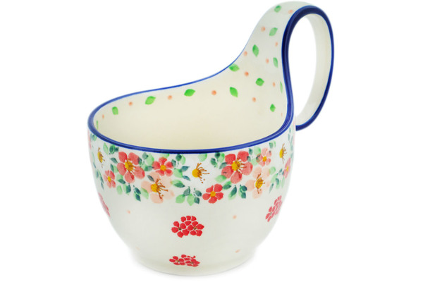 Bowl with Loop-Handle 6"