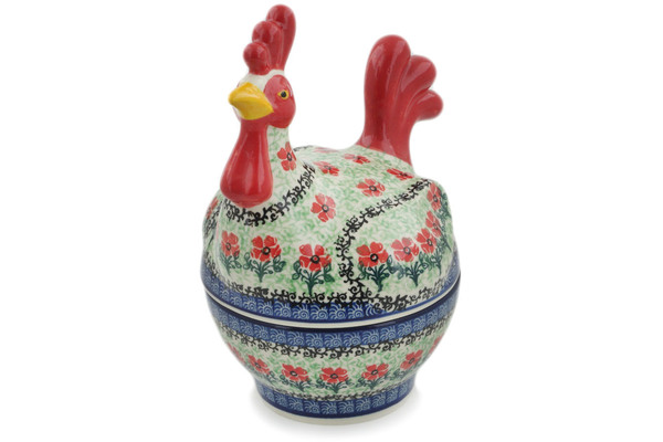 Hen Shaped Jar 8"