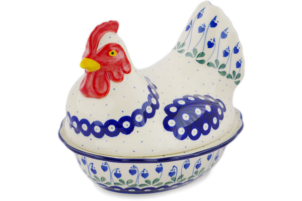 Hen Shaped Jar 9"