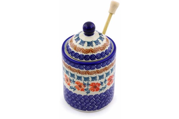 Honey Jar with Dipper 6"