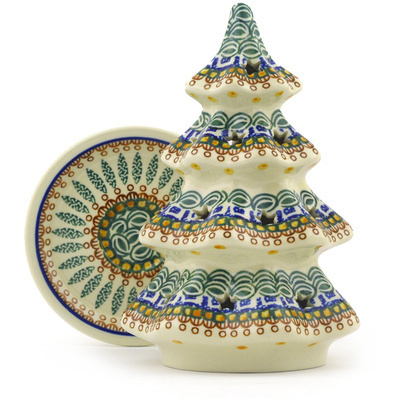 Christmas Tree Candle Holder 8"