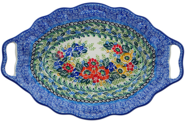 Platter with Handles 13"