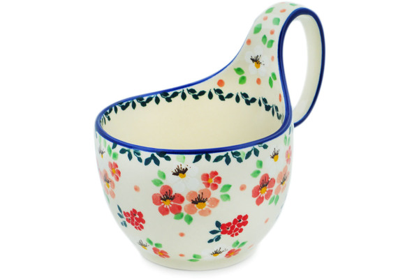 Bowl with Loop-Handle 6"