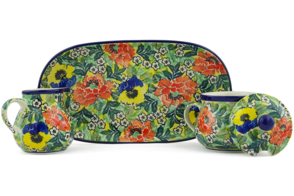 Sugar and Creamer Set 10"