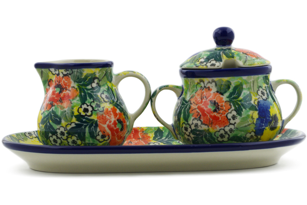 Sugar and Creamer Set 10"