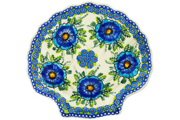 11" Fluted Shell Shaped Platter