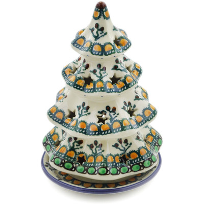 Christmas Tree Candle Holder 7"