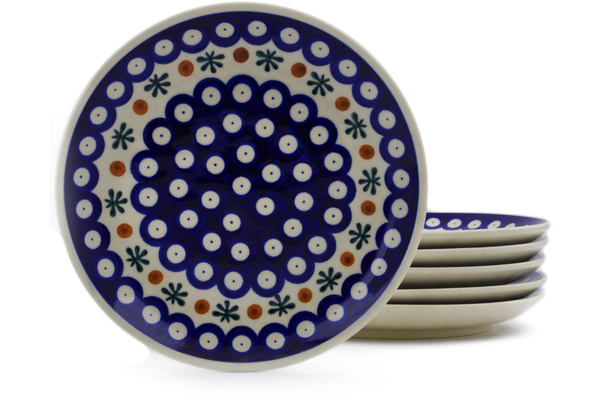 Set of 6 dessert plates