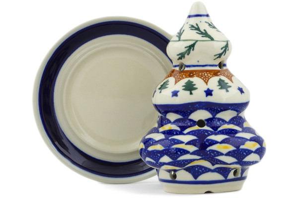 Christmas Tree Candle Holder 6"