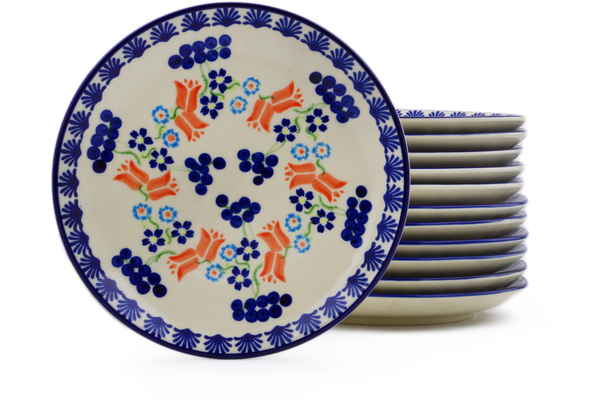 Set of 12 dessert plates