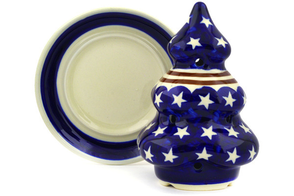 Christmas Tree Candle Holder 6"