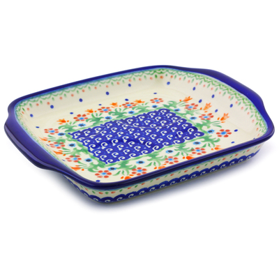 Tray with Handles 8"