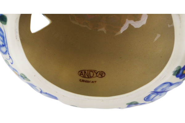 Jack O Lantern Candle Holder 7"