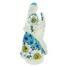 Polish Pottery Angel Candle Holder 9&quot; Pansies And Daisies UNIKAT