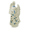 Polish Pottery Angel Candle Holder 9&quot; Spring Vine