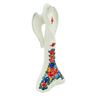 Faience Angel Figurine 10&quot; Little Flower Patch