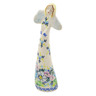 Polish Pottery Angel Figurine 10&quot; Robins Egg UNIKAT