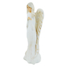 Plaster Angel Figurine 11&quot; White