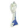 faience Angel Figurine 13&quot; Classic Cobalt