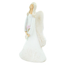 Plaster Angel Figurine 15&quot; White