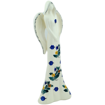 Faience Angel Figurine 16&quot; Fleeting Moment