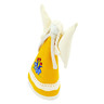 Textile Angel Figurine 7&quot; Yellow