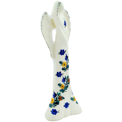 Faience Angel Figurine 9&quot; Fleeting Moment