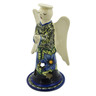 Polish Pottery Angel Figurine 9&quot; Midnight Glow UNIKAT