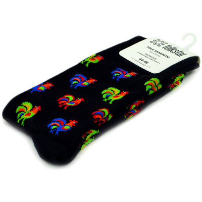 Textile Ankle Socks 7&quot; Rooster