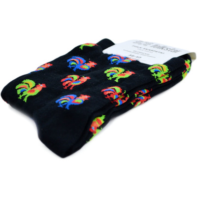 Textile Ankle Socks 7&quot; Rooster